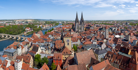 Stadtansicht Regensburg für Stellenanzeige